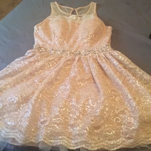 Petal pink, tulle homecoming dress